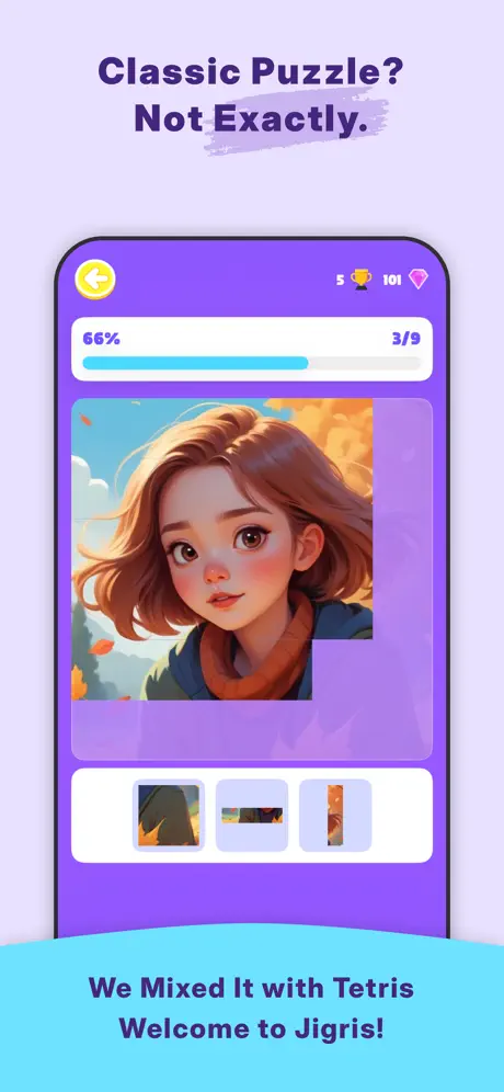 A mobile puzzle world designed for slower, softer play. screenshot